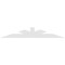 Ekena Millwork Saratoga Architectural Grade PVC Gable Bracket, 96"W x 16"H x 2"D x 6"F, 4/12 Pitch GBP096X16X0206SAR00 - alternate 2